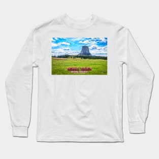 Devils Tower National Monument Long Sleeve T-Shirt